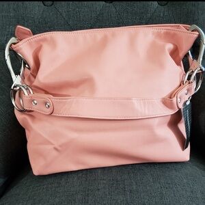 (BONUS JEWELRY INCLUDED ‼️) Large apricot handbag purse